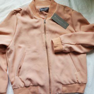 bagatelle peach/salmon knit jacket NWT sz XL